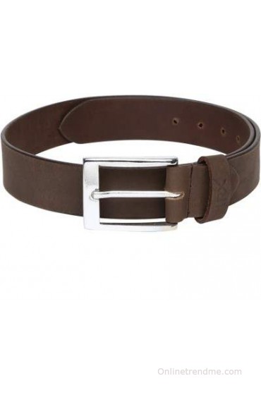 HRX Men Brown Genuine Leather Belt(Brown)